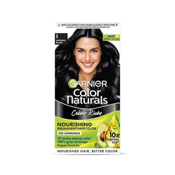 Garnier Naturals Black Hair Color 35ml+30g (Shade 1)