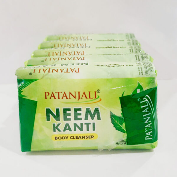 Patanjali Neem Kanti Body Cleanser 4+1 (75 gm x 5 Units)