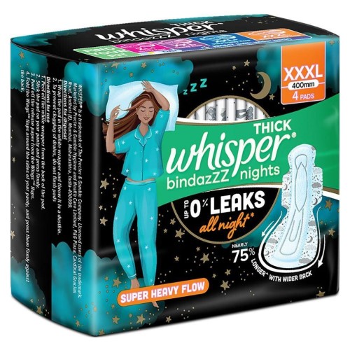Whisper Ultra Nights XXXL 4n Sanitary Pads